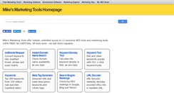 Desktop Screenshot of mikes-marketing-tools.com